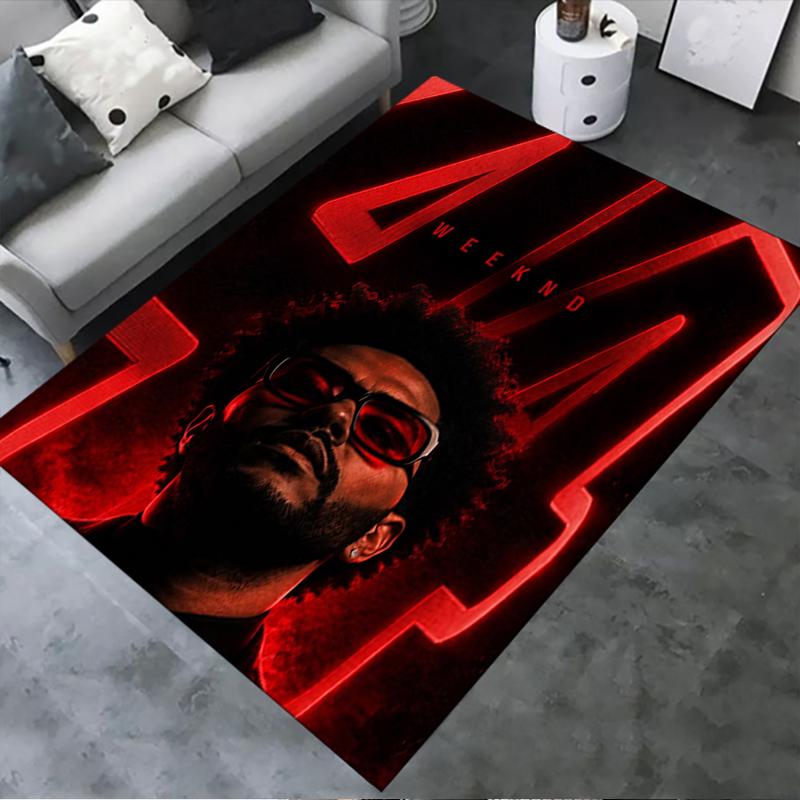 Ковер The Weeknd для гостиной, спальни, дома, украшение для дивана, нескользящий коврик для детских игр