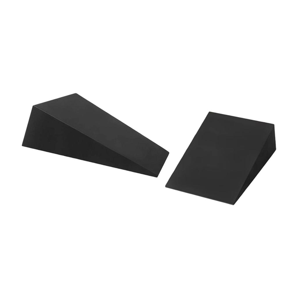 2 Pieces Squat Wedge Block Slant Board Riser Exercise Ramp Calf Stretcher for Pilate