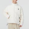 Puma Logo Print Solid Color Stand Collar Down Jacket Unisex Jackets White 535581-65