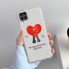 Прозрачный чехол для Samsung Galaxy A52 A12 A51 A32 A21s A71 A32 A22 50 A70 A31 A72 5G, чехол для телефона Bad Bunny Heart Coque Capa