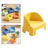 Children's Stool with Back for Easy Shoe Changing In Living