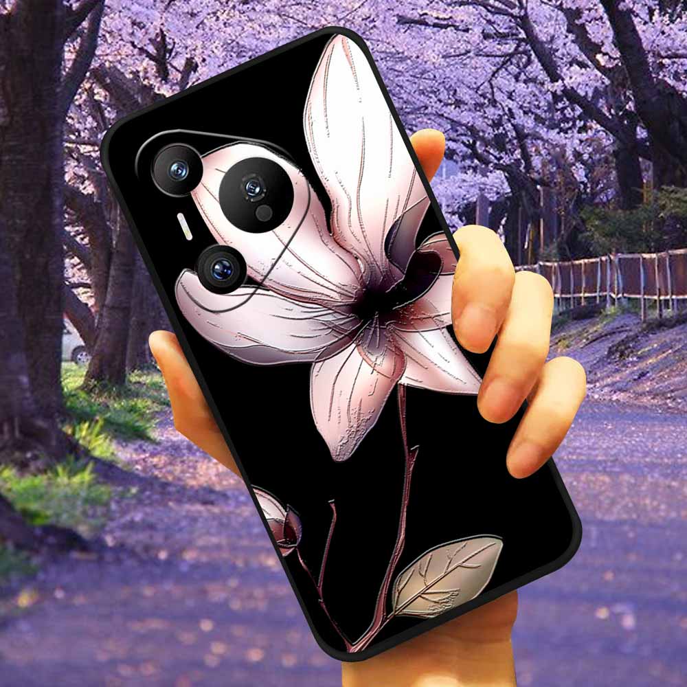 Чехол для Huawei Pura 70 с тиснением Сова 3D Рельефный Силиконовый Мягкий Задний Чехол для Huawei Pura 70Pro+ Чехол 70 pro 70 Ultra Оболочка С рисунком
