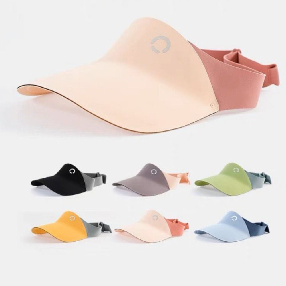 Contrast Color Summer Kid Sunhat Korean Style Children's Empty Top Cap Seamless Sun Hat  Kid