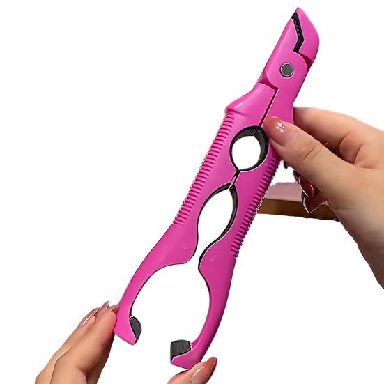 Зажим для миски против ожогов 3-в-1, термостойкие кухонные щипцы со встроенной открывалкой для банок, многоугольные щипцы-захват для горячей тарелки