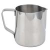 304 Stainless Steel Coffee Cup with Inner Scale Pointed Mouth Milk Frothing Cup for Home Kitchen 350ml