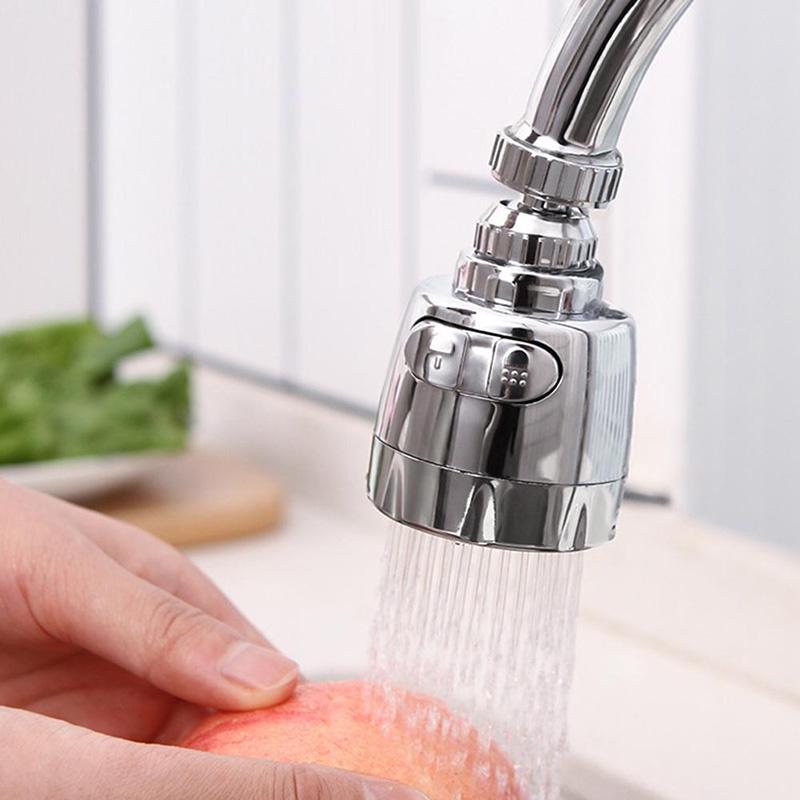 Kitchen Faucet Stainless Steel Splash-Proof Universal  Shower Water Rotatable