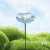 Creative Flower Shaped Bird Bath Iron Bird Water Bowl Butterfly Bee Water Station  Parrot