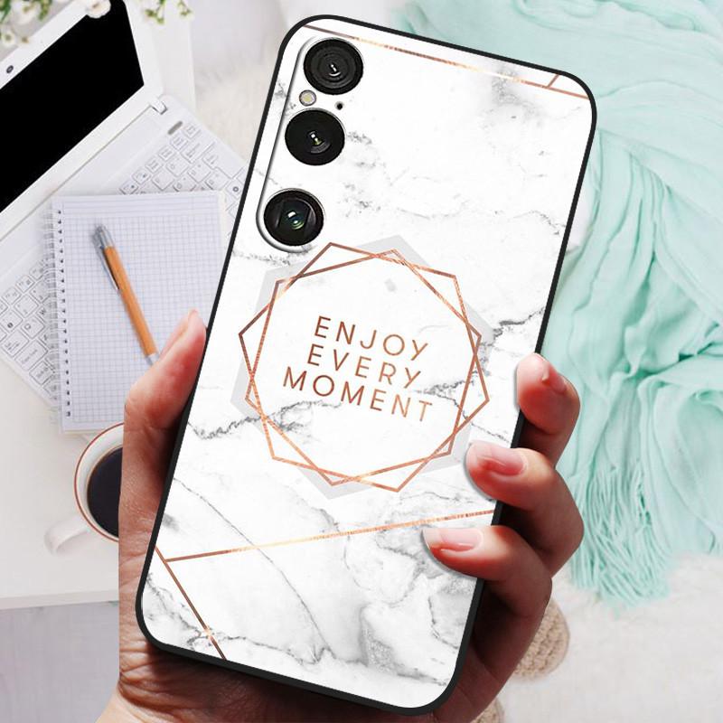 Чехол для Sony Xperia 1 VI Животные Мягкий Силикон ТПУ Задняя Крышка Чехлы для Телефона Для Sony Xperia1 VI Защитный Бампер Ударопрочный Capa