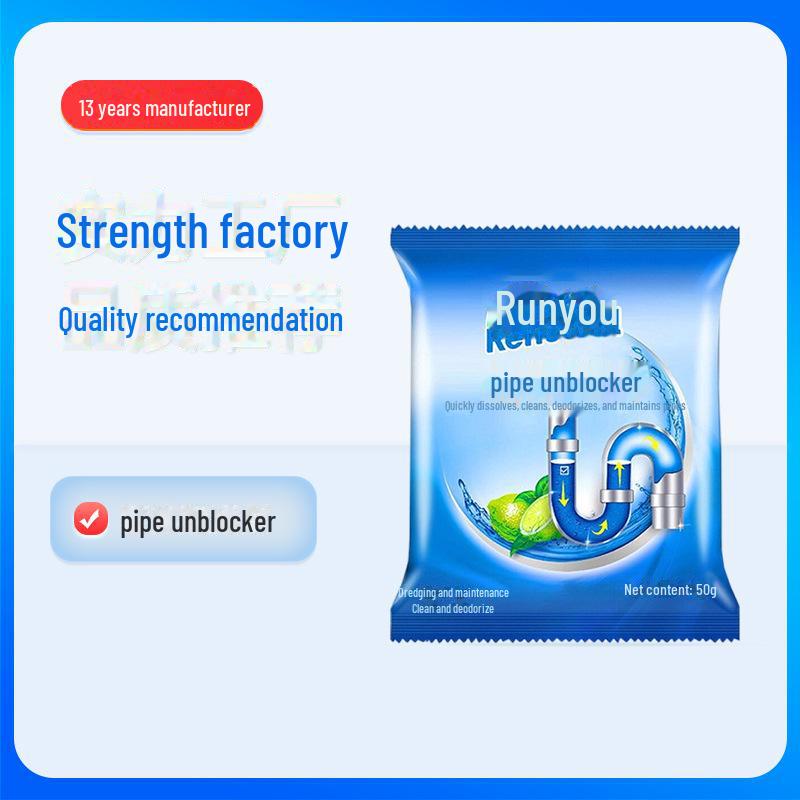 Мощное средство для прочистки труб на кухне и в туалете, очищает, дезодорирует, стерилизует канализацию