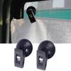 Suction Cup Bracket Car Window Mount Suction Sucker Clips Hook Black Suction Cap Clip Fixer Plastic Sucker Removable Holder For Sunshade Curtain