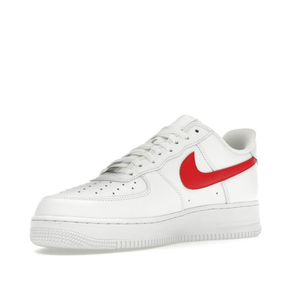 Supreme X Nike Air Force 1 Low Box Logo - Speed Red Shanghai Exclusive Unisex Sneakers White CU9225-101