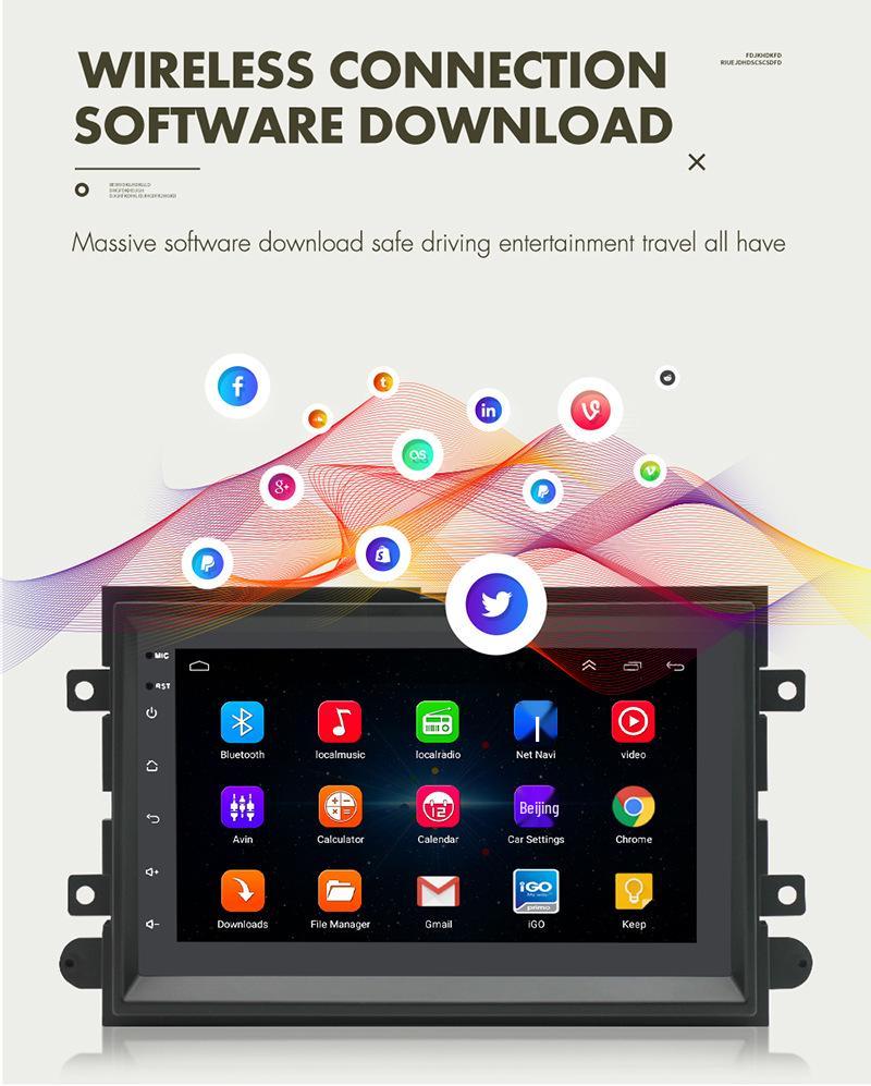 7-Inch Android Bluetooth MP5 Player for Ford F150