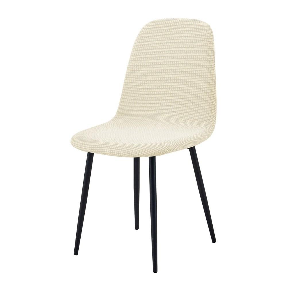 Stretch Jacquard Dining Chair Cover Elastic Spandex Kitchen Chair Cover Dining Room