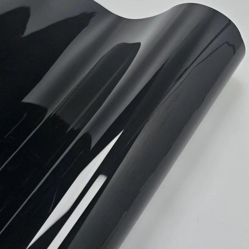 High Glossy Piano Black Yellow Red Blue Vinyl for Car Decals Wrapping Foil Bright Black Stickers On Car Film Cover Adhesive Wrap