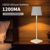 LED Desk Lamp Touch Sensor Cordless Table Lamp Rechargeable 3Color Bedside Creative Ambient Light Touch Lamps For Room Hotel Bar