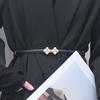 Женский Пояс для Талии с Дизайном Обхват Талии Пояс с Имитацией Жемчуга Регулируемый Платья и Рубашки из Искусственной Кожи