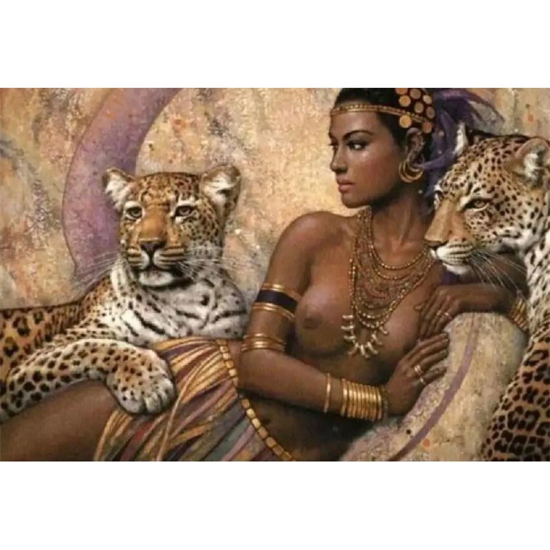 DIY Алмазная картина Сексуальная женщина Набор для вышивки крестом Мозаичное искусство Алмазная картина Полный круг Алмазное украшение для дома