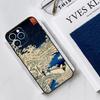 Japanese Style Ukiyo-e Art Case For iPhone 17 Air 15 14 13 12 11 16 Pro Max Mini 16 15 Plus 16e Funda Silicone Cover