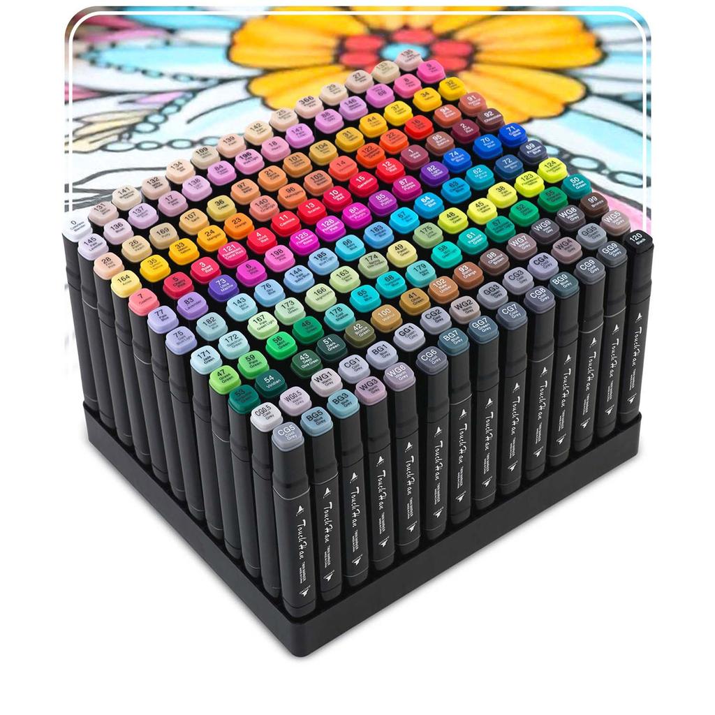 Nukido Nk-914 Alcohol Markers With Bag 168 Pcs