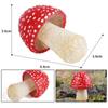 Vegetable Model Simulation Mushroom Matsutake Oyste Fungus Model Fungus Figurines  Garden Decor