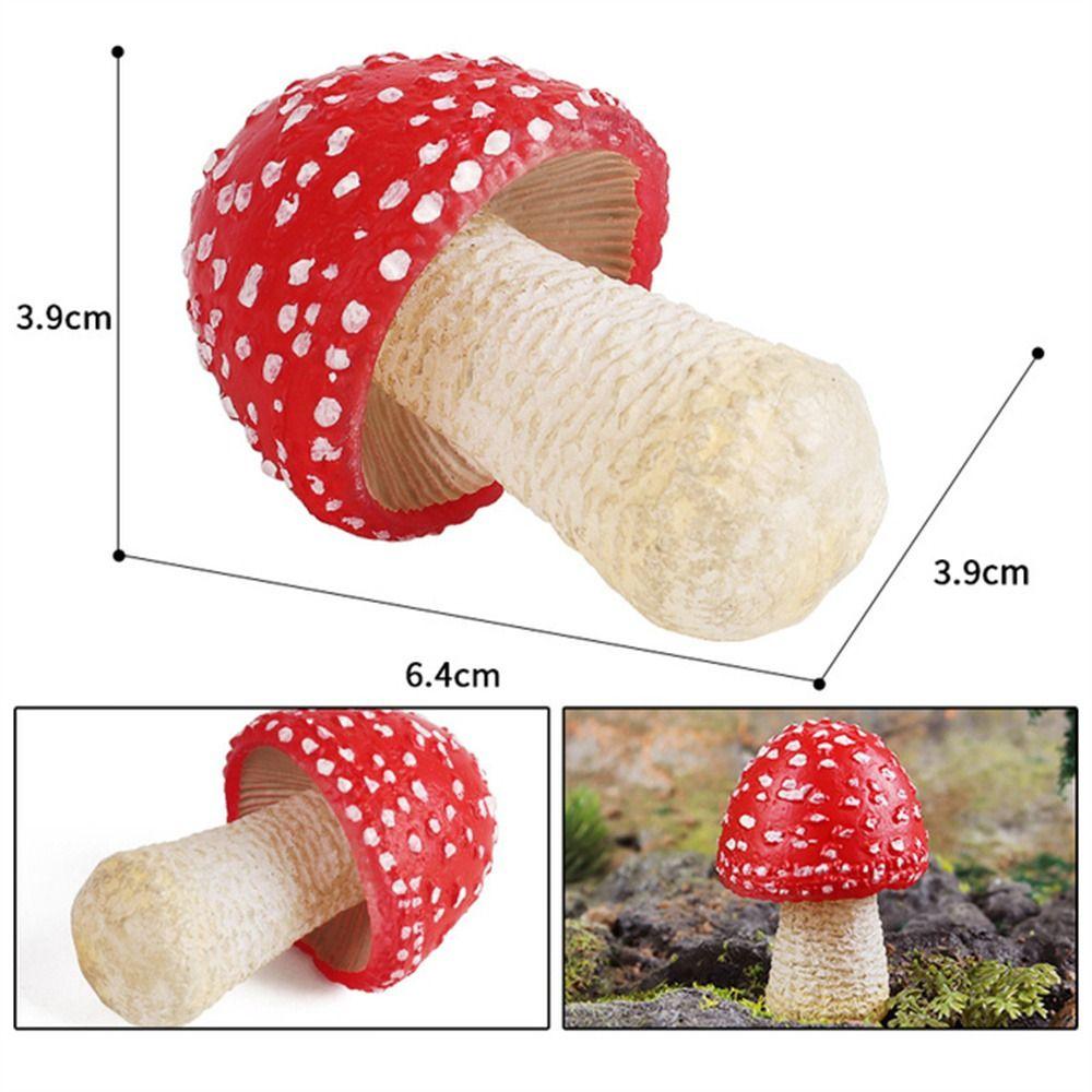 Vegetable Model Simulation Mushroom Matsutake Oyste Fungus Model Fungus Figurines Garden Decor
