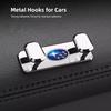 Car Logo Double Hooks Storage Hanging Holder Accessories For Subaru STI Forester Impreza Legacy Outback XV BRZ WRX Tribeca Y5