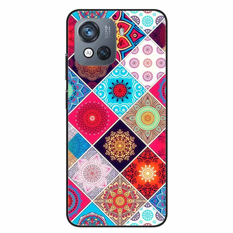 For Blackview Oscal C80 Case C 80 Marble Printing TPU Silicon Soft Phone Covers for Oscal C80 OscalC80 Back Cases Black Shells