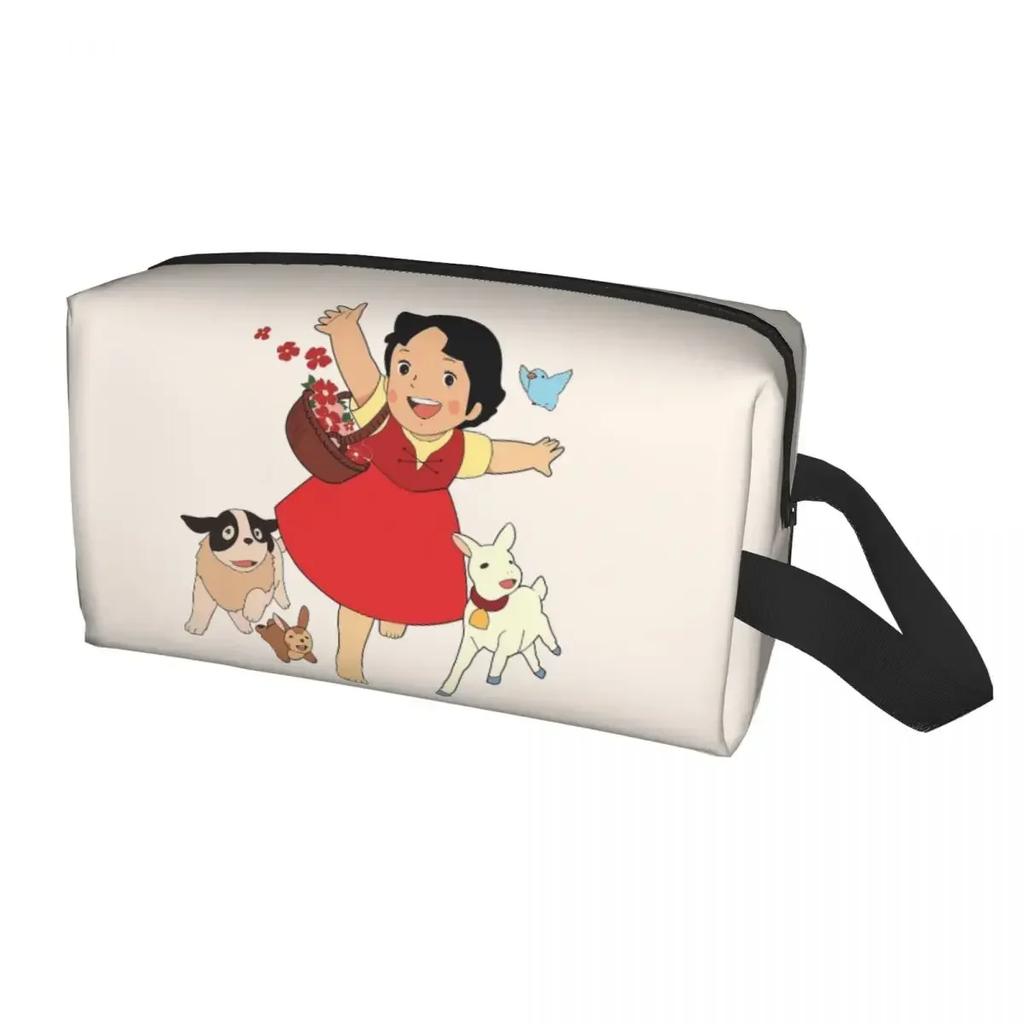 Хайди Питер И Дедушка Семейная Дорожная Косметичка Альпы Горы Аниме Макияж Туалетные Принадлежности Органайзер Женский Бьюти Хранение Дорожный Набор