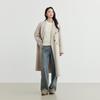 Elva' Island Women's Winter Wool Double-faced Long Coat