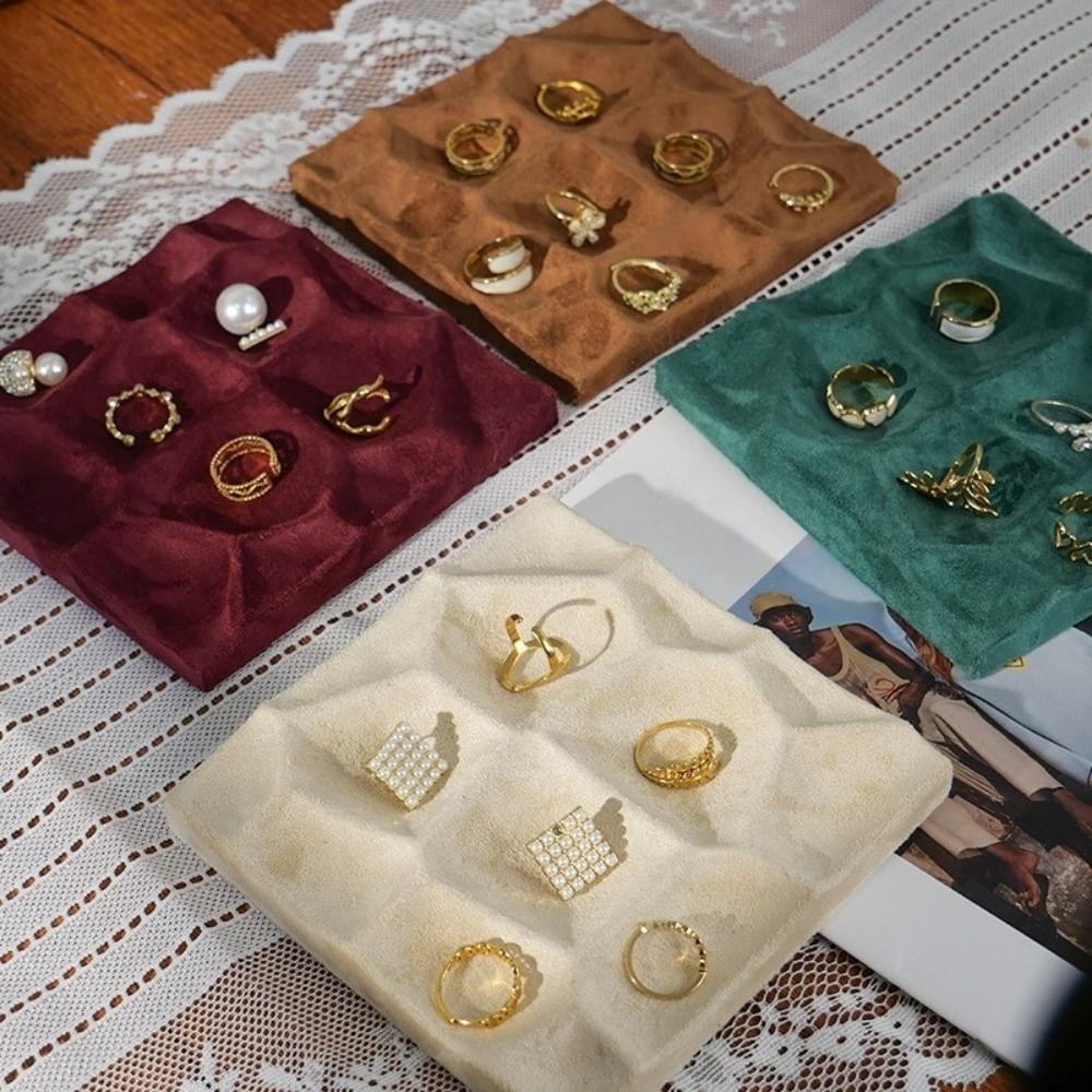 Light Luxury Jewelry Storage Tray INS Jewelry Shop Counter Accessory Room Decor