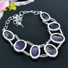 Sage Amethyst Gemstone Handmade 925 Sterling Silver Jewelry Necklace 18" KG-1964