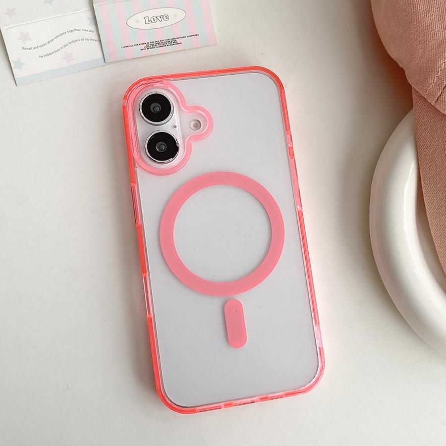 Роскошный магнитный чехол для телефона с беспроводной зарядкой для iPhone 16 15 Pro Max 16 Plus iPhone 14 13 12 11 для Magsafe полупрозрачная противоударная задняя крышка