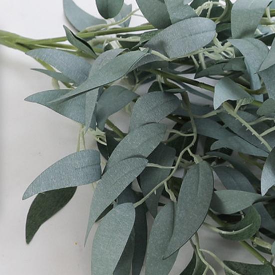 1шт искусственные плетеные листья ивы поддельные зеленые растения листва свадебный домашний декор