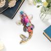 2.3inch Glass Koi Fish Statue Car Ornament Decorative Desktop Decoration for Outdoor Garden Decor