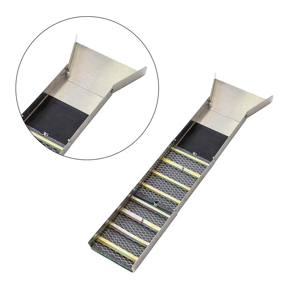 Складной золотой шлюзовый ящик из алюминиевого сплава, портативный желоб для добычи золота, промывка, поиск, извлечение, инструмент