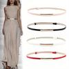 Adjustable Elastic Ladies Dress Waist Belt Slim Women Belt Buckle Skinny Female Belt