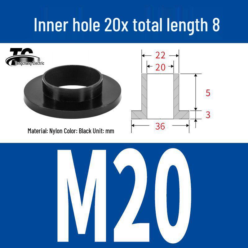 Nylon T-Shaped Transistor Gasket Sleeve with Insulating Particles