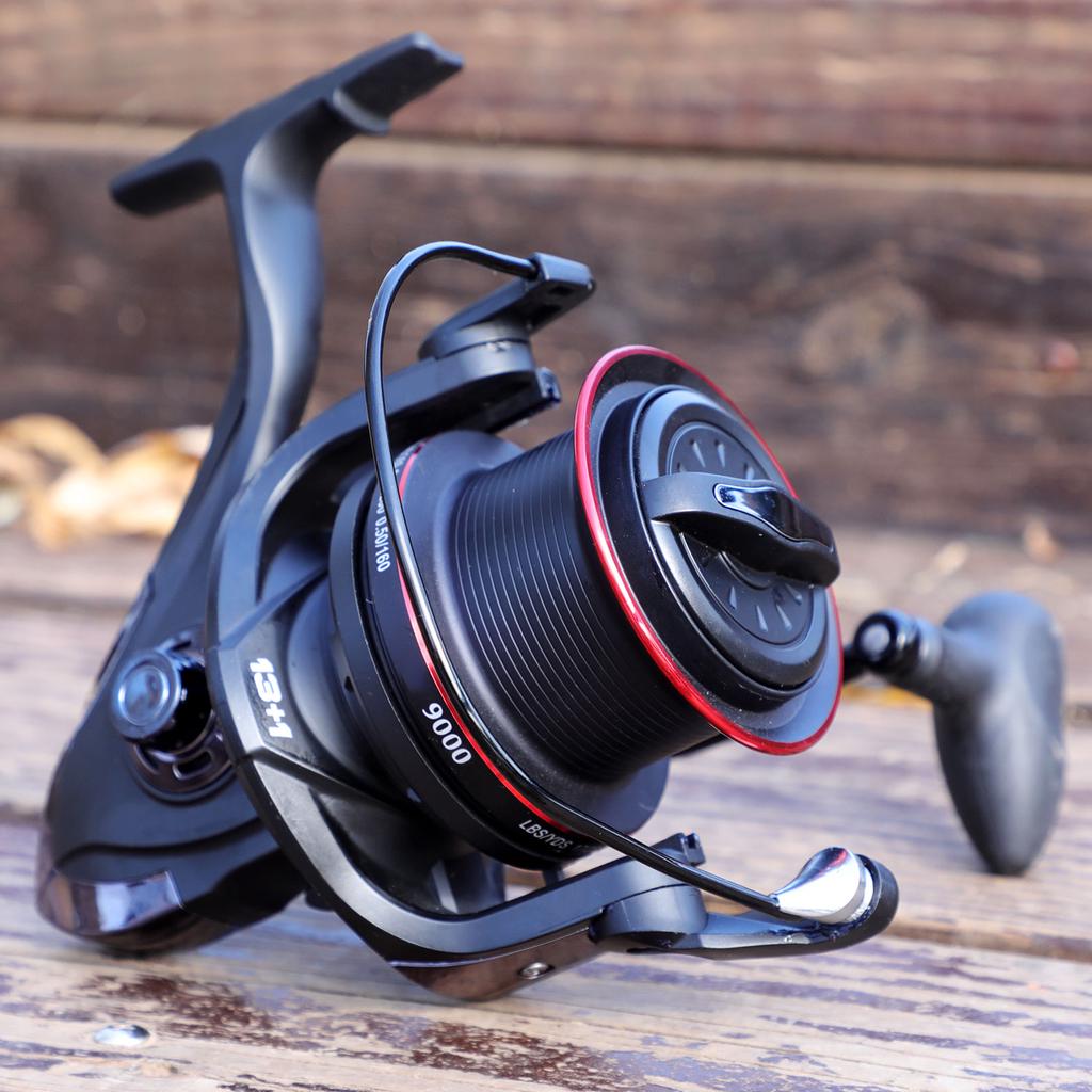 Новая рыболовная катушка 8000~10000 серии 4.1:1 Передаточное число Спиннинговая катушка Максимальная нагрузка 25 кг Карповые катушки для морской рыбалки