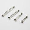 4 Size 20PCS Iron Brooch Base Back Bar Badge Holder Safe Lock Pins DIY Jewelry Findings Accessories
