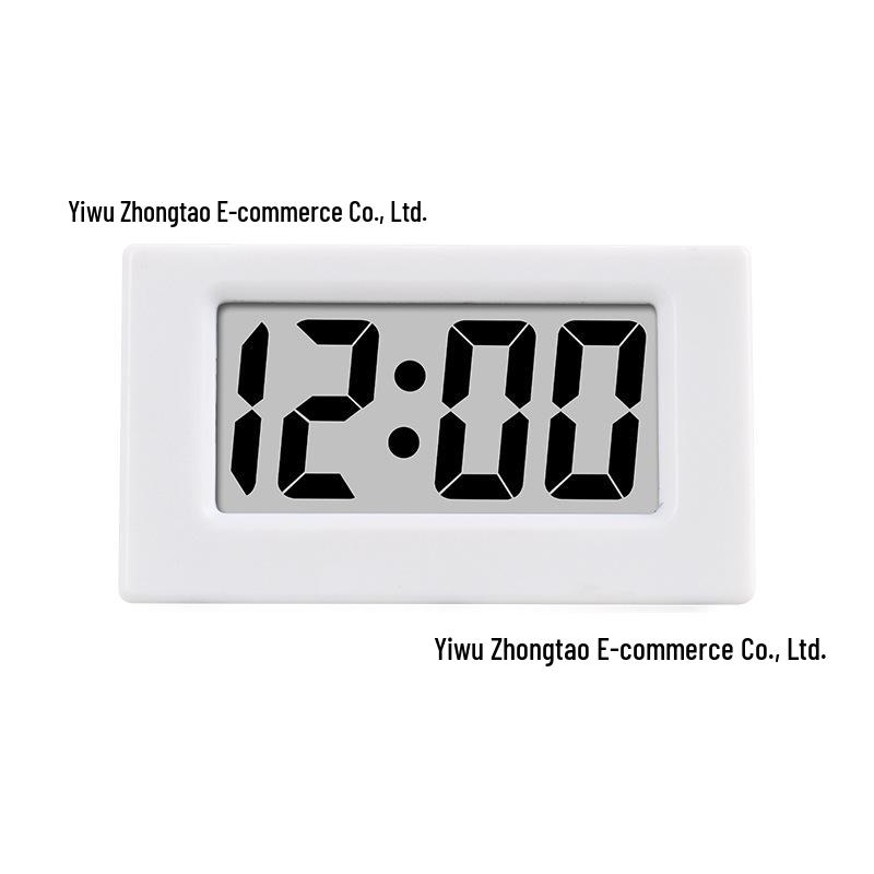 Портативный Бесшумный Водонепроницаемый ЖК Треугольный Будильник - Идеально подходит для Автомобилей, Студентов и в качестве Подарка