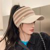 Осень-зима женские спортивные шапки новые зимние вязаные шапки для женщин бейсболки модные полосатые повседневные уличные шапки