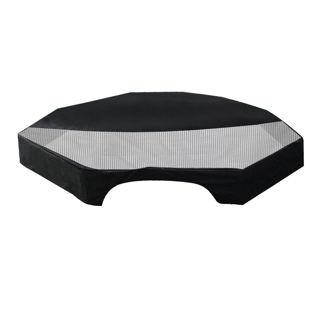 24-дюймовый манеж для домашних животных, 8 панелей, восьмиугольный забор для домашних животных, сетчатый чехол для манежа для собак, солнцезащитный козырек