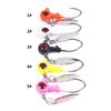 Premium Barbed Fishing Hooks Soft Lure Hooks With Metal Spinner Slice  Hook 3.5g 1.75g