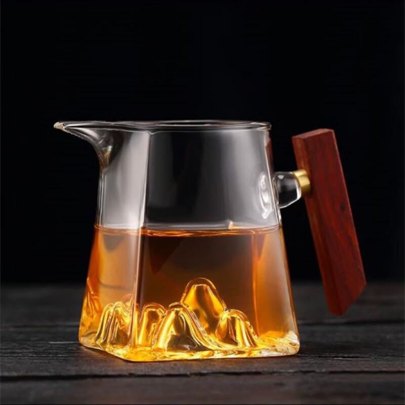Стеклянная чаша справедливости Shangqi из боросиликатного стекла
