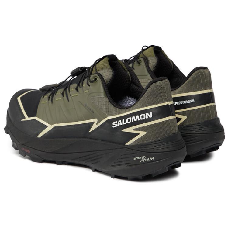 SALOMON Кроссовки унисекс Thundercross GORE-TEX Olive Night Black Green Alfalfa L47383400