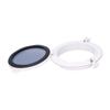 10in Round Portlight Porthole Tempered Glass Opening Window for Marine Boat Yacht RV White