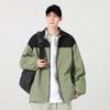 Autumn Three-proof Outdoor Jacket Men's Trend Contrasting Color Loose Stand-up Collar Jacket Casual Sports Men's Top