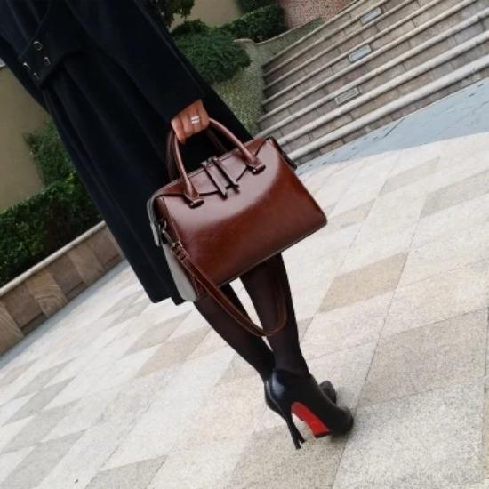High Quality Casual Tote Bags Vintage Shoulder Large Capacity Women's Fashion Leather Bags