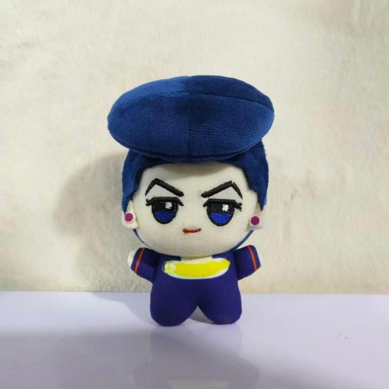 Милый плюшевый персонаж JoJo's Bizarre Adventure 10 см Джоске Хигашиката Йошикаге Кира Мини хлопковая кукла Чиби Брелок-подвеска Коллекционный подарок для фанатов