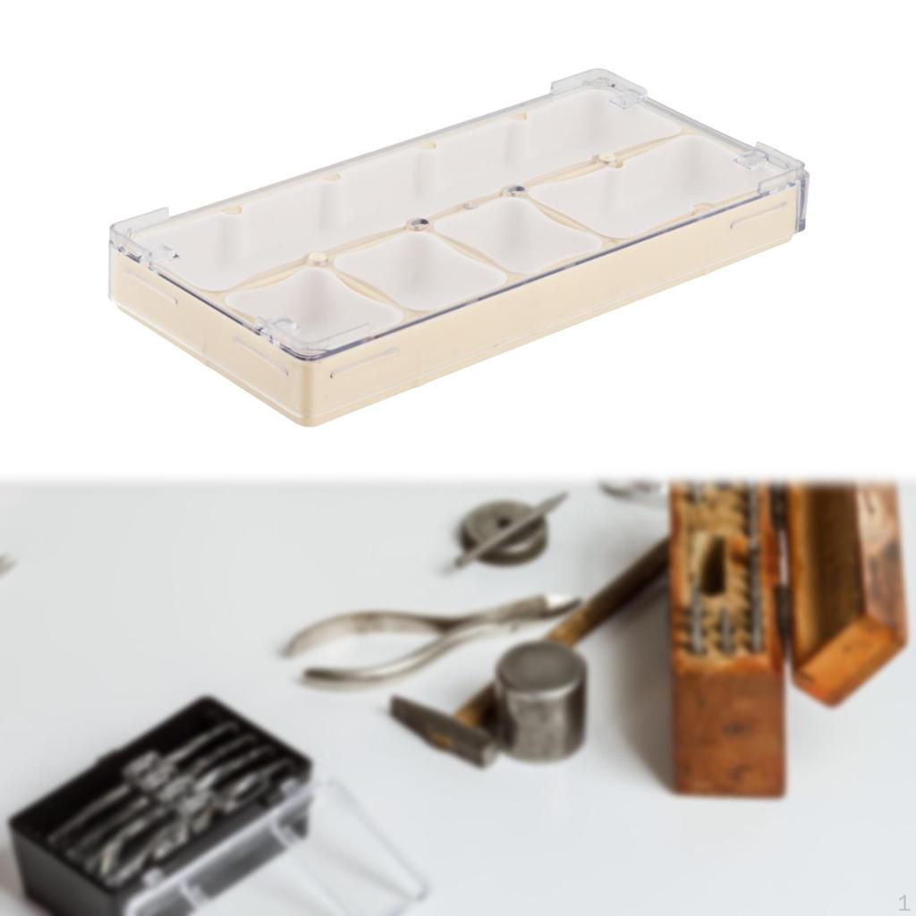 Коробка-органайзер для деталей часового механизма с защитным чехлом для инструментов для ремонта